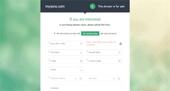 Desktop Screenshot of mysera.com