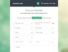 Tablet Screenshot of mysera.com